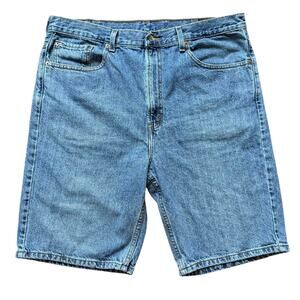 Levi’s 505 Blue Denim Jorts 38 100% Cotton Made in Colombia 2006